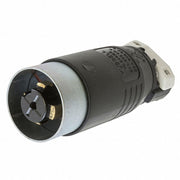 Hubbell HBL25415B 30/20A Locking Plug 4P 5W 600VAC/250VDC BK - KVM Tools Inc.KV3D059