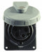 Hubbell HBL530R5W Pin and Sleeve Receptacle 30 A