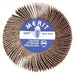 Merit 08834131513 Flap Wheel 2 in Dia x 1 in W, 1/4 in Straight - Shank, Aluminum Oxide, P60 Grit - KVM Tools Inc.KV3DU87