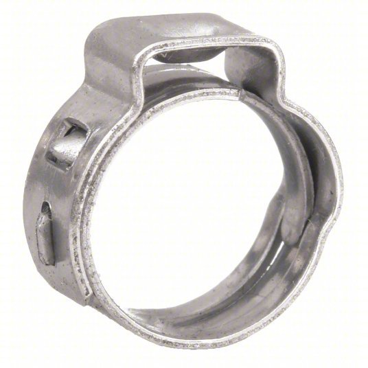 Oetiker 16700010 - 100 Hose Clamp 27/64 in – 17/32 in Clamping Dia, Plain 304 Stainless Steel, 2,100 N Max Closing Force - KVM Tools Inc.KV5EFD3