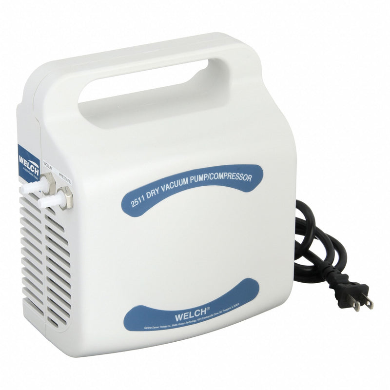 Welch 2511B-01 Piston Air Compressor/Vacuum Pump 0.033 HP