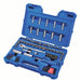 KVM Tools KV3FE99 Socket Wrench Set 1/4 in_3/8 in Drive Size, 102 Pieces, (42) 6 - Point, 12 - Point, Chrome - KVM Tools Inc.KV3FE99