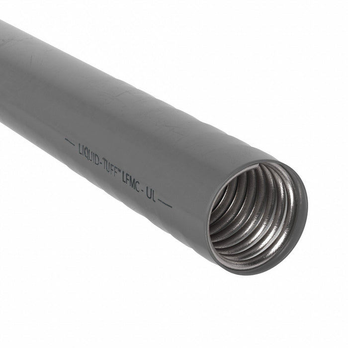 Afc 6203-45-00 Liquid-Tight Flex Metal Conduit, 3/4 in Trade Size, Gray, 3 in Bend Radius, 500 ft Nominal Lg, 6200