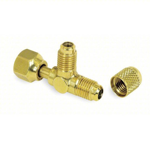 JB Industries A31851 - G Access Valve Tee Access 1/4 in Male SAE, Line 1/4 in SAE Male, Swivel, 3 in Lg, 3 PK - KVM Tools Inc.KV20W308