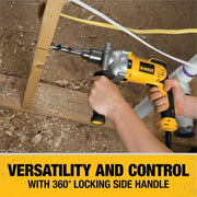 DeWalt DWD210G Drill 1/2 in Chuck Size, Keyed, 1,250 RPM Free Speed, 10 A Current, 120V AC, 4.9 lb Tool Wt - KVM Tools Inc.KV3GRF1
