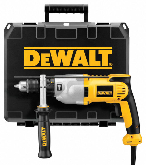 DeWalt DWD520K Hammer Drill Kit, Corded, 1/2 in Chuck, 7/16 in Concrete Capacity, 1,200 RPM_3,500 RPM