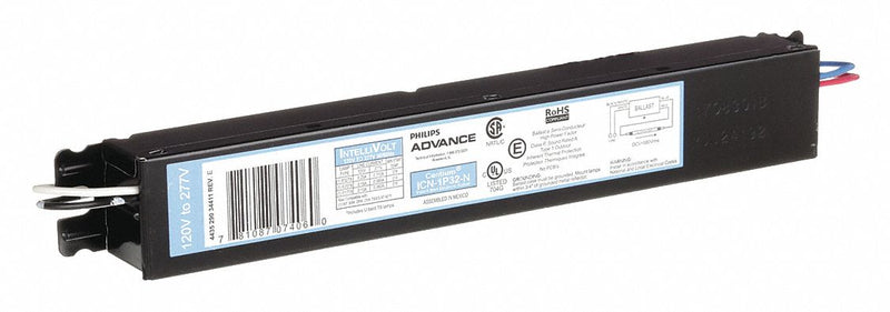 Advance ICN-1P32-N Fluorescent Ballast, 120 to 277V AC, 1 Lamps Supported, 17 W_25 W_28 W_32 W Bulb Watt