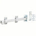 Rockwood 580-8.26D Surface Bolt Satin Chrome, 3/4 in Bolt Head Dia., Steel/Stainless Steel, 2 in Wd, 8 in Lg - KVM Tools Inc.KV3HJD8