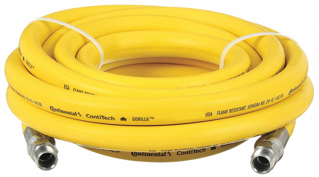 Continental 20026268 Multipurpose Air Hose 50 ft Yellow 500 psi