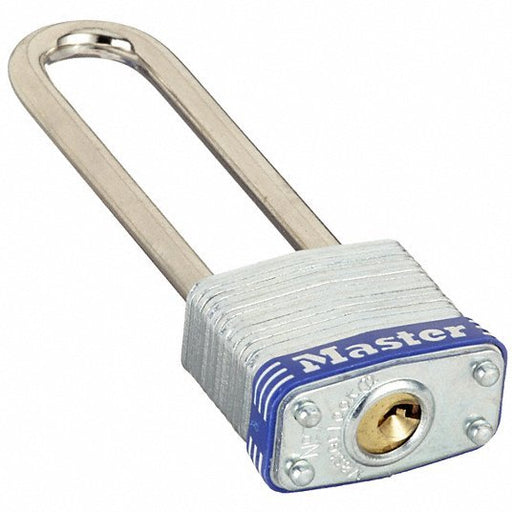 Master Lock 7KALJ - P316 Padlock 2 1/2 in Vertical Shackle Clearance, 1/2 in Horizontal Shackle Clearance, P316 Key, Steel - KVM Tools Inc.KV3JYX7