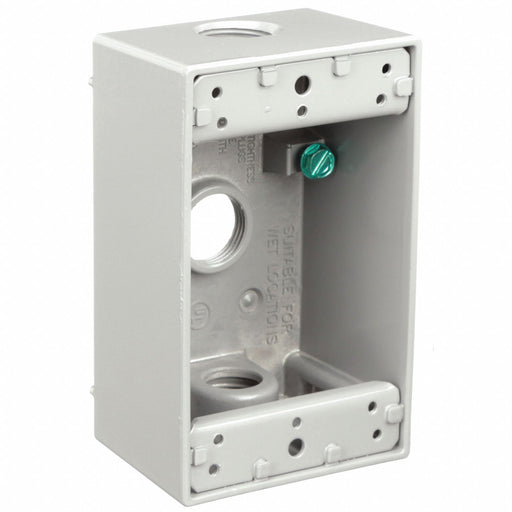 Bell 5320-0 Electrical Box Aluminum 1 Gang 1/2 in Hub