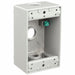 Bell 5320-0 Electrical Box Aluminum 1 Gang 1/2 in Hub