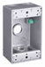 Bell 5321-0 Electrical Box Aluminum 1 Gang 1/2 in Hub 4 Inlets