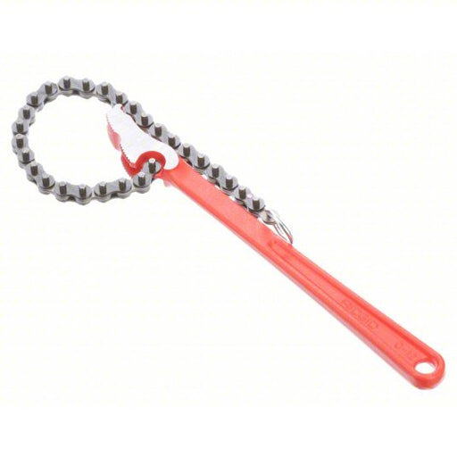 Ridgid C - 12 Chain Wrench For 4 in Outside Dia, 15 3/4 in Chain Lg, 12 in Handle Lg, Alloy Steel, Steel - KVM Tools Inc.KV3KHC2