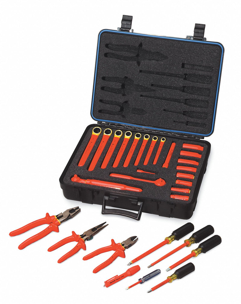 Salisbury TK30 Insulated Tool Kit, Insulated, 29 Total Pcs, Tool Box