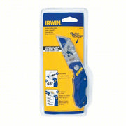 Irwin 2089100 Folding Utility Knife 4 in/5 3/4 in, Bi - Metal, Metal, 1 Blades Included, Includes Pocket Clip - KVM Tools Inc.KV3KJD6