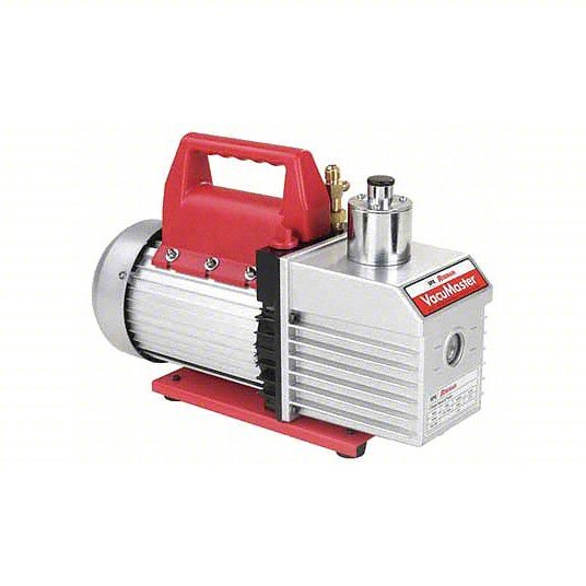 Vacumaster 15800 Refrigerant Evacuation Pump 8 cfm Displacement, 1 HP, 40 micron, 37 lb Wt - KVM Tools Inc.KV3KRG3