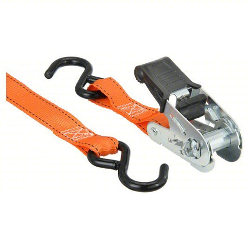 Keeper 05505 Tie Down Strap Ratchet, S - Hook, Gen Purpose, 1 in Wd, 400 lb WLL, Orange, 14 ft Lg, 4 PK - KVM Tools Inc.KV3LLF2