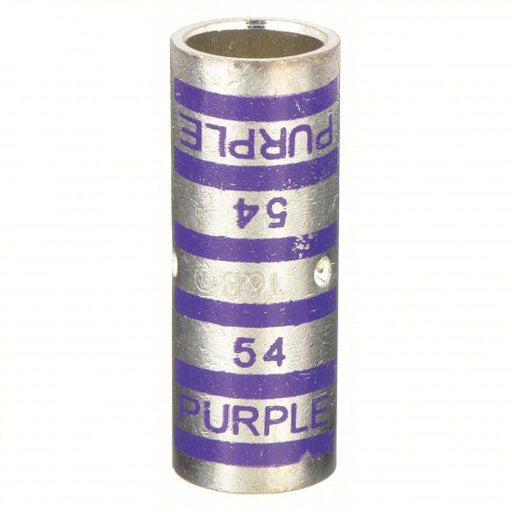 Thomas & Betts 54512 Short-Barrel Splice Std Barrel Size, Purple Color, 4/0 AWG Max Wire Size - KVM Tools Inc.KV3LM21