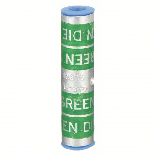 Thomas & Betts 60512 Long - Barrel Splice, Green Color, 4 AWG Max Wire Size - KVM Tools Inc.KV3LN06