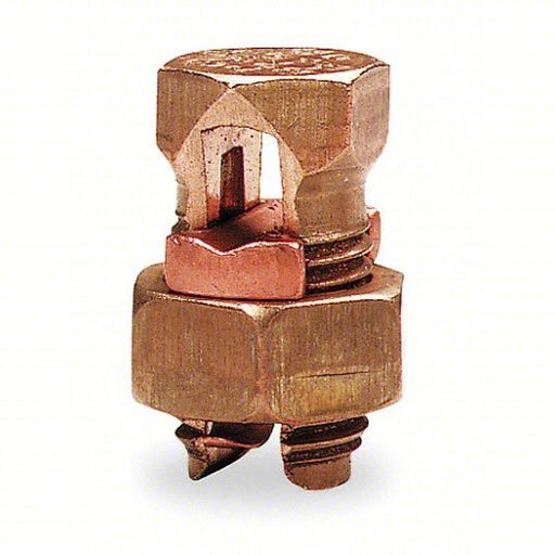 Blackburn 6H Split-Bolt Connector 8 AWG – 6 AWG, Bronze, Hex Head - KVM Tools Inc.KV3LN18