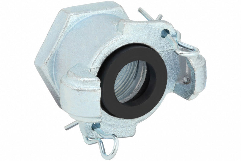 Approved Vendor 3LX90 Universal Hose Coupling, Straight, Universal Coupling, 1 in Female NPT Threaded, Female, NPT