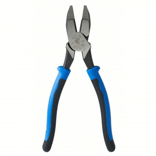 Klein J2000 - 9NE Linemans Plier Flat, 9 1/2 in Overall Lg, 1 5/8 in Jaw Lg, 1 1/4 in Jaw Wd, 5/8 in Jaw Thick, Steel - KVM Tools Inc.KV3LY16