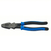 Klein J2000 - 9NE Linemans Plier Flat, 9 1/2 in Overall Lg, 1 5/8 in Jaw Lg, 1 1/4 in Jaw Wd, 5/8 in Jaw Thick, Steel - KVM Tools Inc.KV3LY16