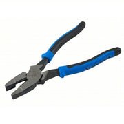 Klein J2000 - 9NE Linemans Plier Flat, 9 1/2 in Overall Lg, 1 5/8 in Jaw Lg, 1 1/4 in Jaw Wd, 5/8 in Jaw Thick, Steel - KVM Tools Inc.KV3LY16
