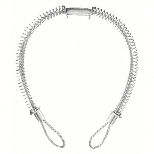 KVM Tools KV3MC05 Safety Cable Hose to Hose, 1 1/4 in Max Hose Size, 20.25 in Overall Lg, Steel, 1/8 in Cable Dia - KVM Tools Inc.KV3MC05