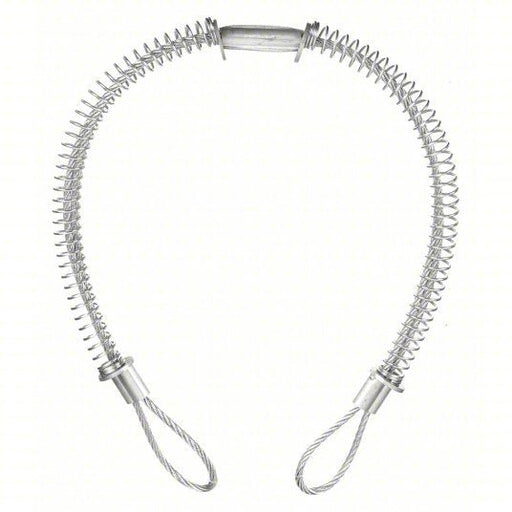 KVM Tools KV3MC05 Safety Cable Hose to Hose, 1 1/4 in Max Hose Size, 20.25 in Overall Lg, Steel, 1/8 in Cable Dia - KVM Tools Inc.KV3MC05