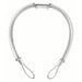 KVM Tools KV3MC05 Safety Cable Hose to Hose, 1 1/4 in Max Hose Size, 20.25 in Overall Lg, Steel, 1/8 in Cable Dia - KVM Tools Inc.KV3MC05