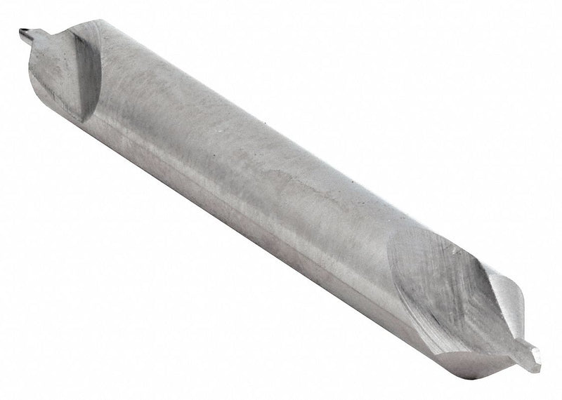 Keo 906-000-035 Center Drill, Plain Type, #0,  60°, 1 1/4 in Overall Lg, High Speed Steel