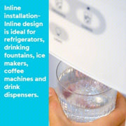 3M Aqua - Pure AP717 Inline Water Filter 5 micron, 0.5 gpm, 1,500 gal, 8 3/8 in Overall Ht, 2 1/4 in Dia - KVM Tools Inc.KV3P782