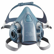 3M 7502 Half Mask Respirator 7500 Series, 0 Cartridges Included, Silicone, M Mask Size - KVM Tools Inc.KV3PB40