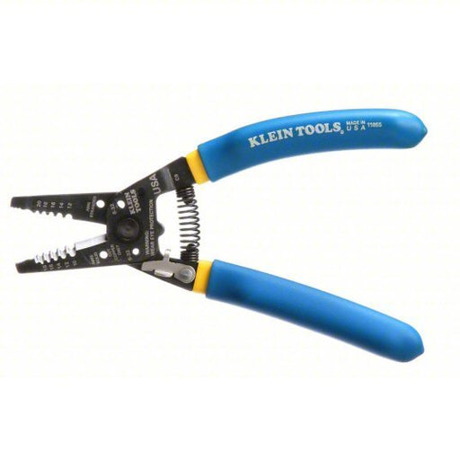 Klein 11055 Wire Stripper 18 AWG to 10 AWG, 7 1/8 in Overall Lg, Std Cushion Grip, 20 AWG to 12 AWG, 6 - 8 in - KVM Tools Inc.KV3PB81