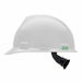 MSA C217091 Hard Hat: White, No Graphics, Ratchet (4 - Point), Ratchet, Polyethylene, Side - Slots, Solid - KVM Tools Inc.KV499L42