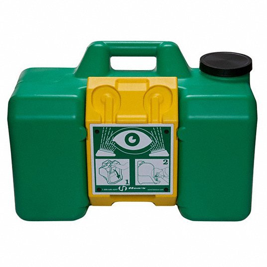 Haws 7501 Eyewash Station Gravity - Fed, 9 gal Cap, Eyes, Water Preservative, Media Sold Separately, Green - KVM Tools Inc.KV3PVG8