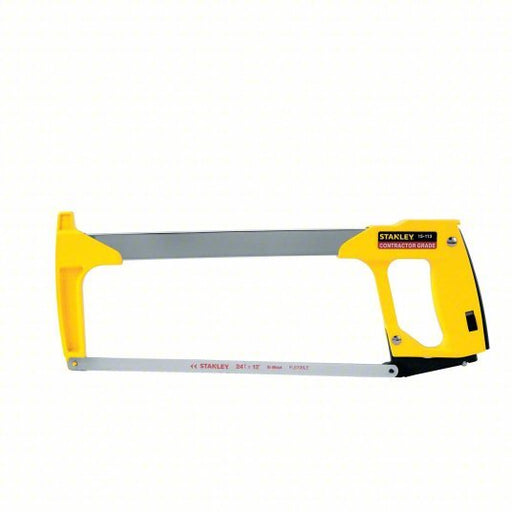Stanley 15 - 113 High Tension Hacksaw 12 in Blade Lg, Bi - Metal, 15 in Overall Lg, 24, Plastic - KVM Tools Inc.KV3Q044