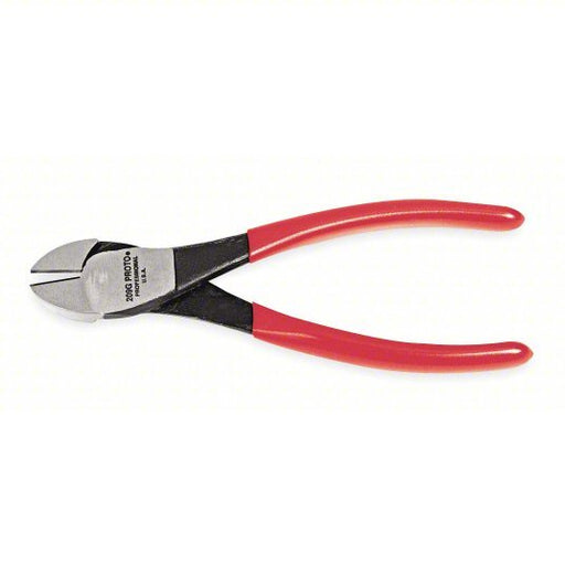 Proto J209G Diagonal Cutting Plier Flush, Straight, Oval, 2 1/8 in Jaw Lg, 7/8 in Jaw Wd, 7 3/8 in Overall Lg - KVM Tools Inc.KV3R197