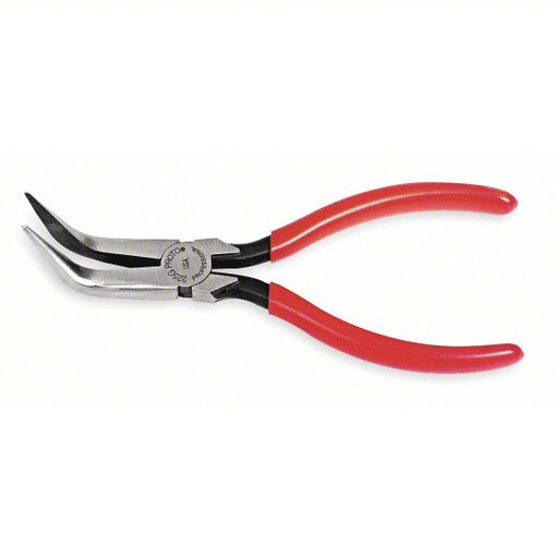 Proto J225G Bent Needle Nose Plier 1 1/4 in Max Jaw Opening, 6 1/2 in Overall Lg, 1 5/8 in Jaw Lg, Serrated - KVM Tools Inc.KV3R209