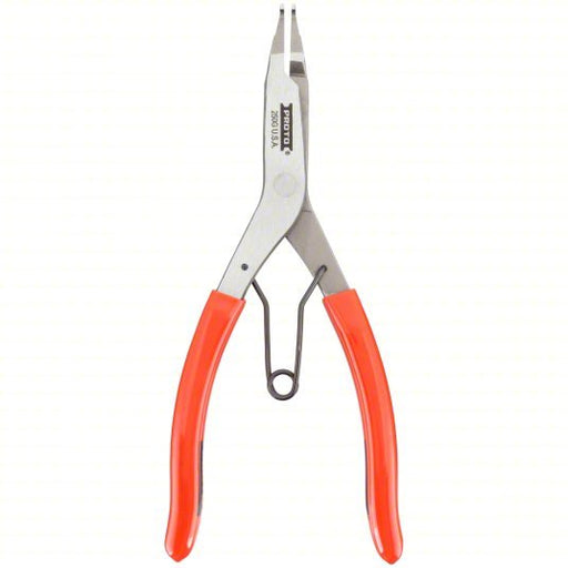 Proto J250G Horseshoe Washer Lock Ring Plier Internal, 9 in Overall Lg, 0° Tip Angle, Spring Return, 9 - 11 in - KVM Tools Inc.KV3R221