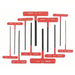 Proto J4968 Hex Key Set SAE, Long, 11 Pieces, Black Oxide, 1 Tips, 6 in - KVM Tools Inc.KV3R792