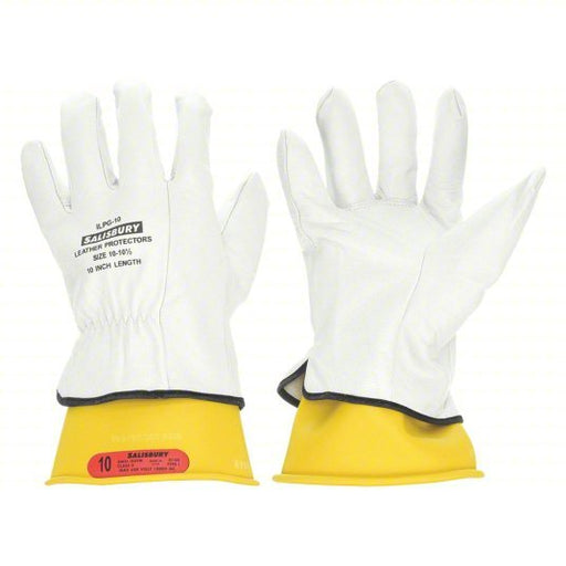 Salisbury GK011Y/10 Electrical Glove Kit: 1000V AC / 1500V DC, 11 in Glove Lg, Yellow, Type I, 1 PR - KVM Tools Inc.KV3RMY7