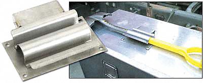 Buyers Products SH675SS Shovel Holder, Stainless Steel, Plain, Dump Truck Class Heavy