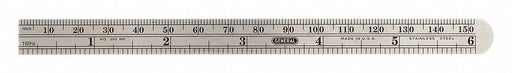 General Tools 305ME Flexible Steel Rule, 6 in / 150 mm