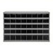 Durham 359 - 95 Pigeonhole Bin Unit 34 in x 11 15/16 in x 24 in, 40 Compartments, Gray, Steel - KVM Tools Inc.KV3W126