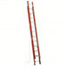 Werner D6224-2 Extension Ladder 24 ft Industry Ladder Size, 21 ft Extended Ladder Ht, D-Rung, 52 lb Net Wt - KVM Tools Inc.KV3W139