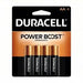 Duracell MN1500B4Z Battery, AA, Premium, Alkaline, 1.5V DC, CopperTop, 4 PK