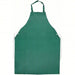 KVM Tools KV3XE79 Bib Apron PVC, 18 mil Thick, Shin, Adj Strap, Tie, Green, Universal - KVM Tools Inc.KV3XE79